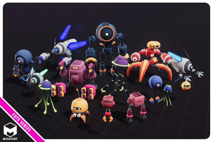Robots Ultimate Pack 01 Cute Series