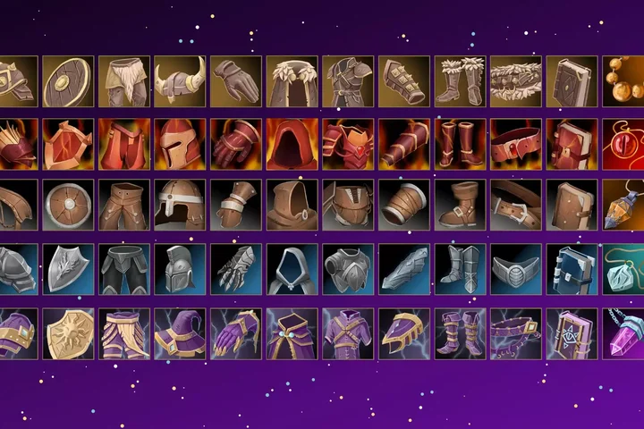 Hand Painted Armor & Equipment Icons