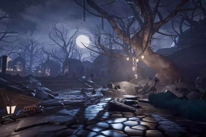 Graveyard - Cemetery - Stylized Graveyard - Stylized Cemetery