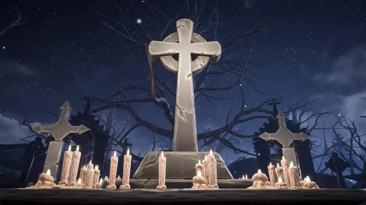 Graveyard - Cemetery - Stylized Graveyard - Stylized Cemetery