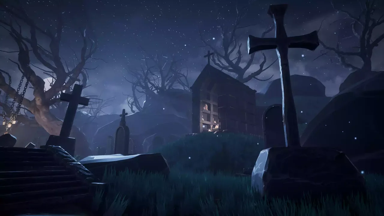 Graveyard - Cemetery - Stylized Graveyard - Stylized Cemetery