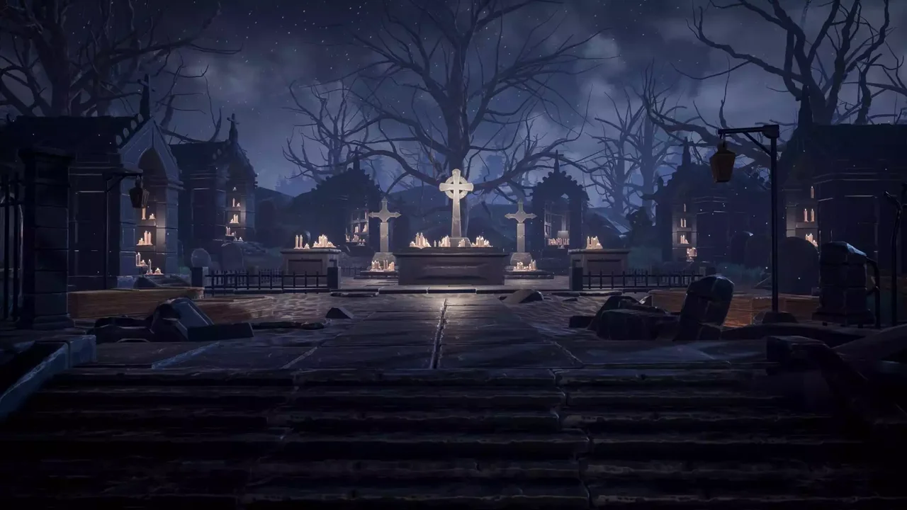 Graveyard - Cemetery - Stylized Graveyard - Stylized Cemetery