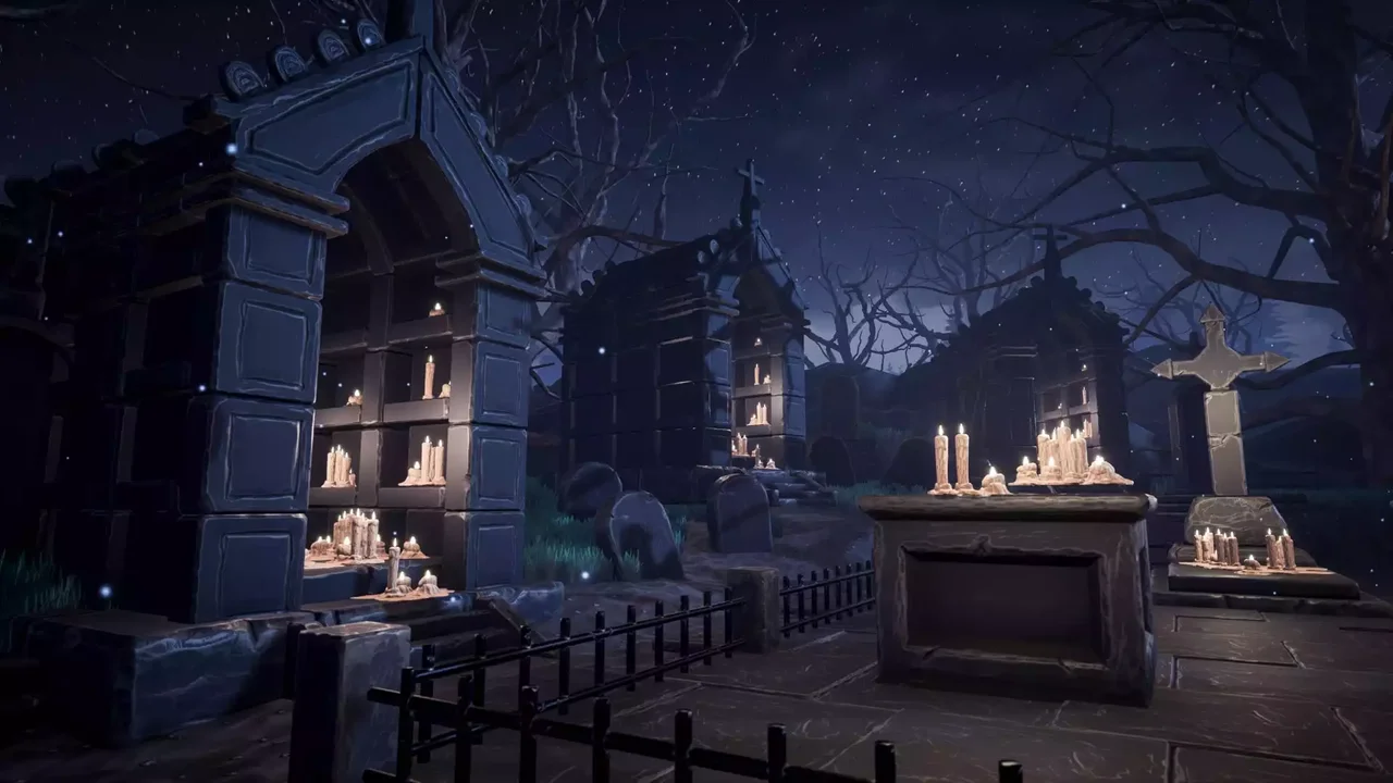 Graveyard - Cemetery - Stylized Graveyard - Stylized Cemetery