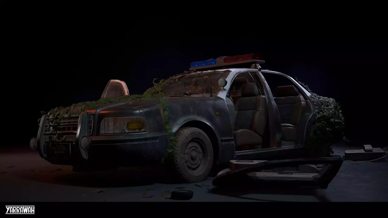 Police Car - Premium - Drivable and Interactable