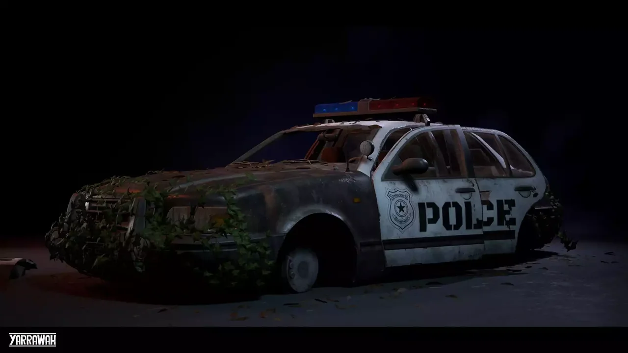 Police Car - Premium - Drivable and Interactable