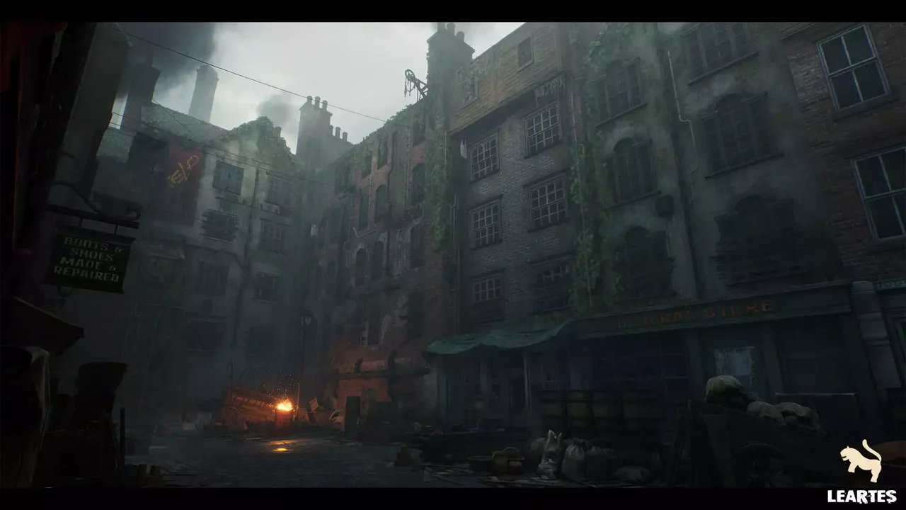 Victorian Decayed Alley Environment