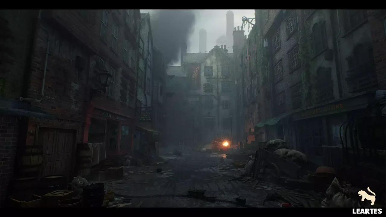 Victorian Decayed Alley Environment