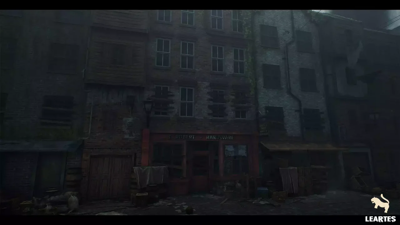 Victorian Decayed Alley Environment