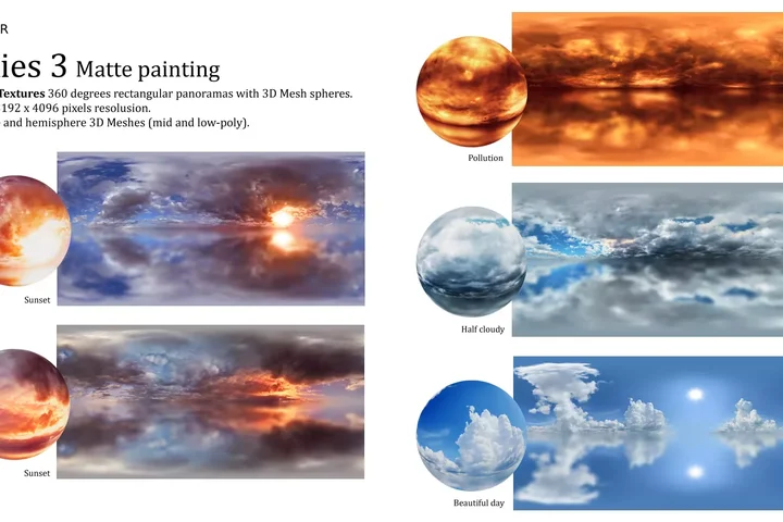 Skies 3 - Matte painting