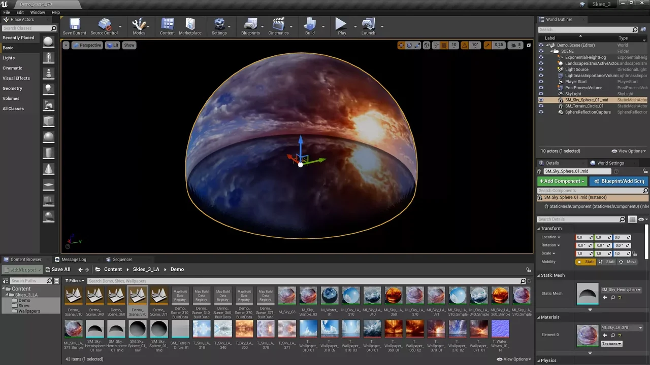 Skies 3 - Matte painting