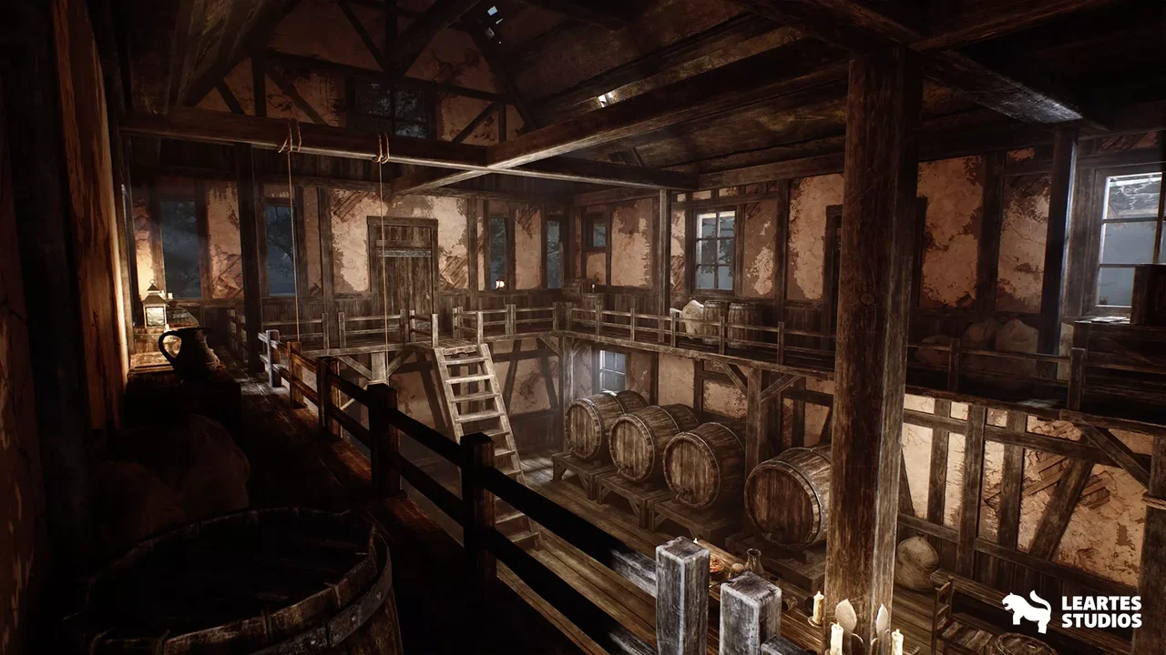 Medieval Tavern + ULAT ( Modular , Medieval Interior Exterior , Medieval )