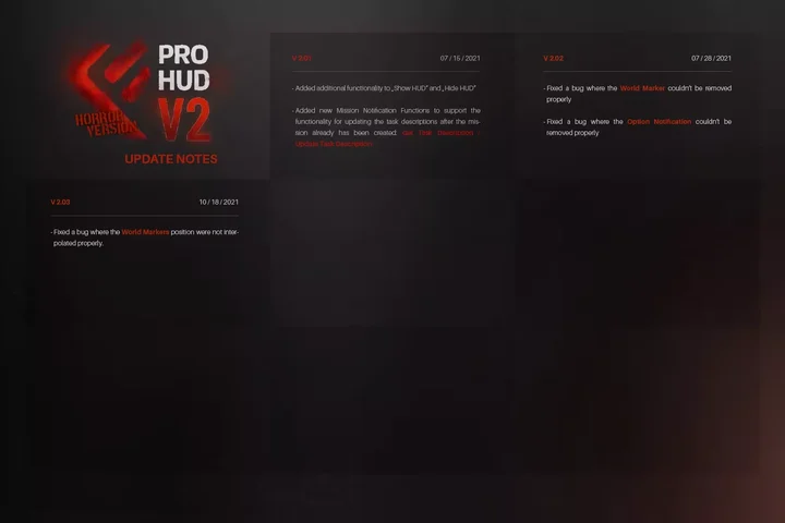 Pro HUD Pack V2: Horror Version