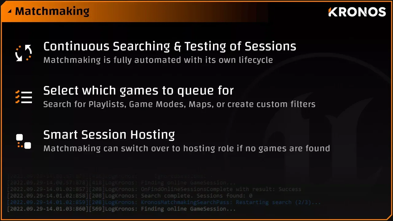 Kronos Matchmaking