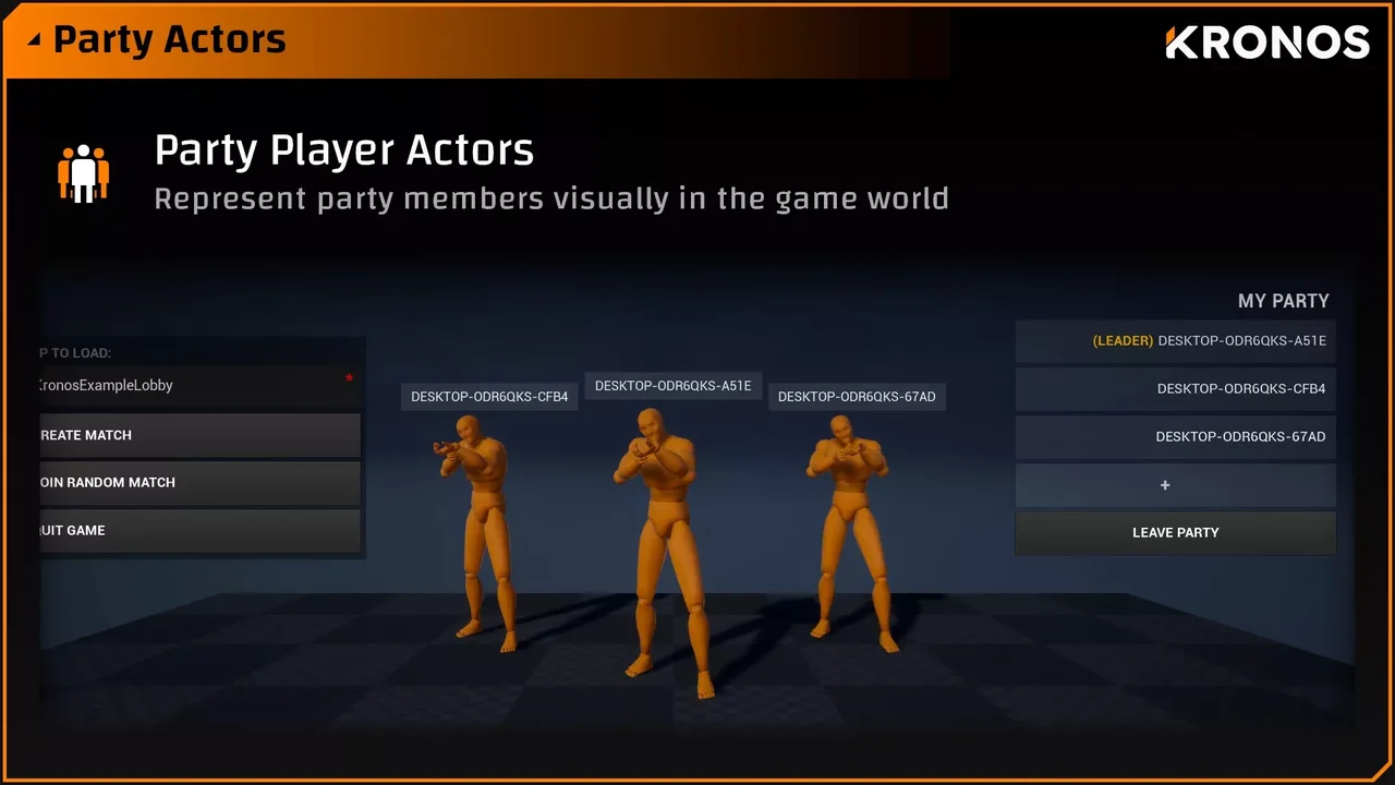 Kronos Matchmaking