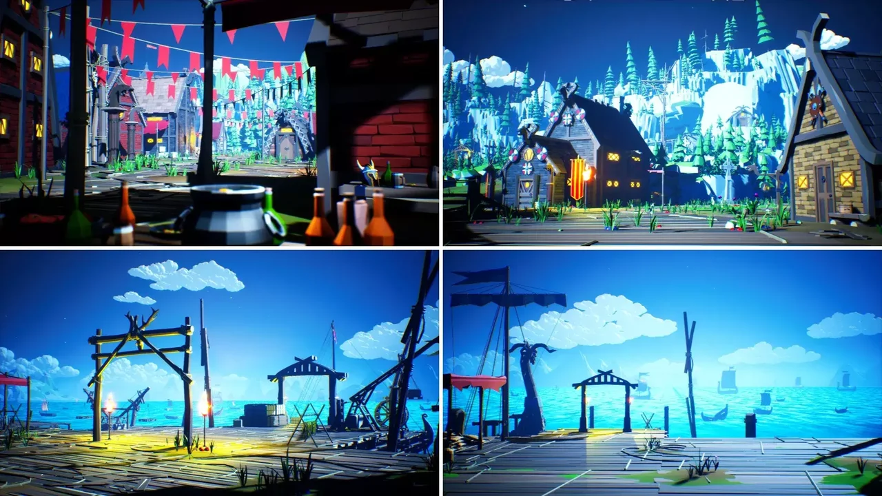 Low Poly Viking World