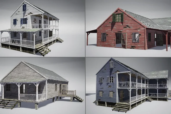 Wooden houses