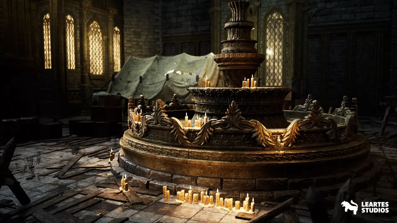 Fantasy Castle Environment + ULAT ( Fantasy, Soulslike, Castle, Fantasy )