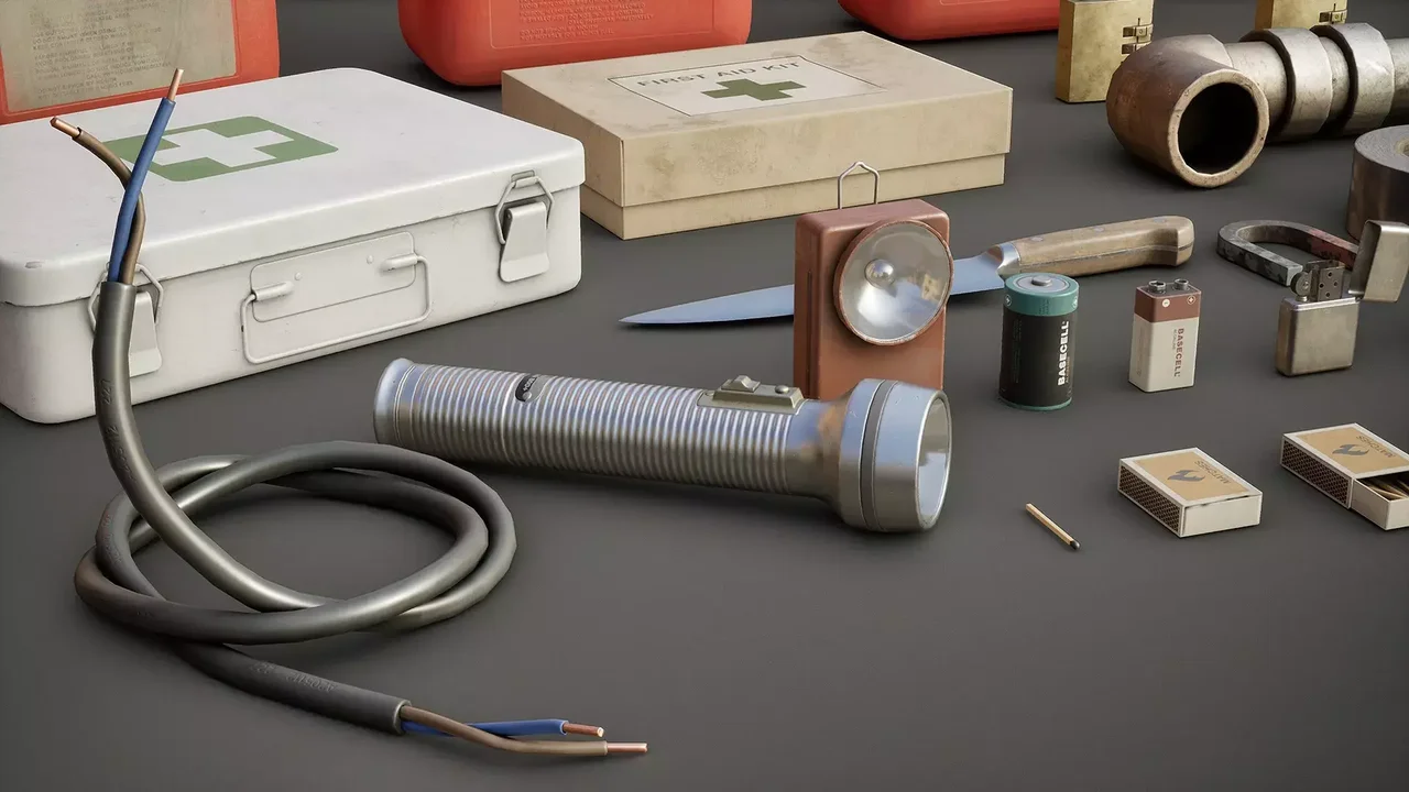 Survival Horror Inventory Props Pack