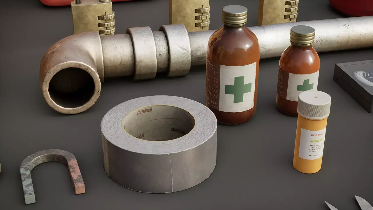 Survival Horror Inventory Props Pack