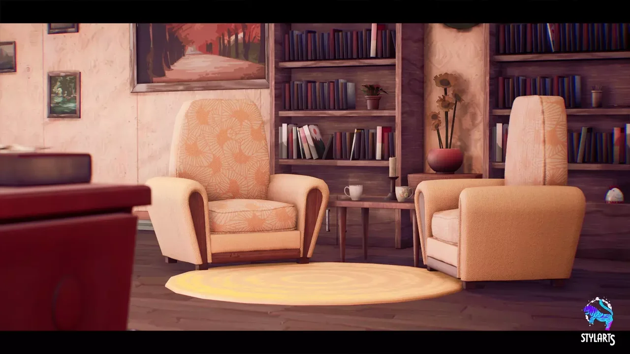 Stylized House Interior