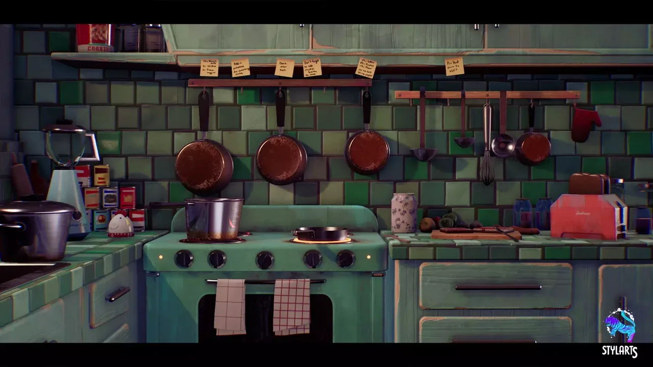 Stylized House Interior