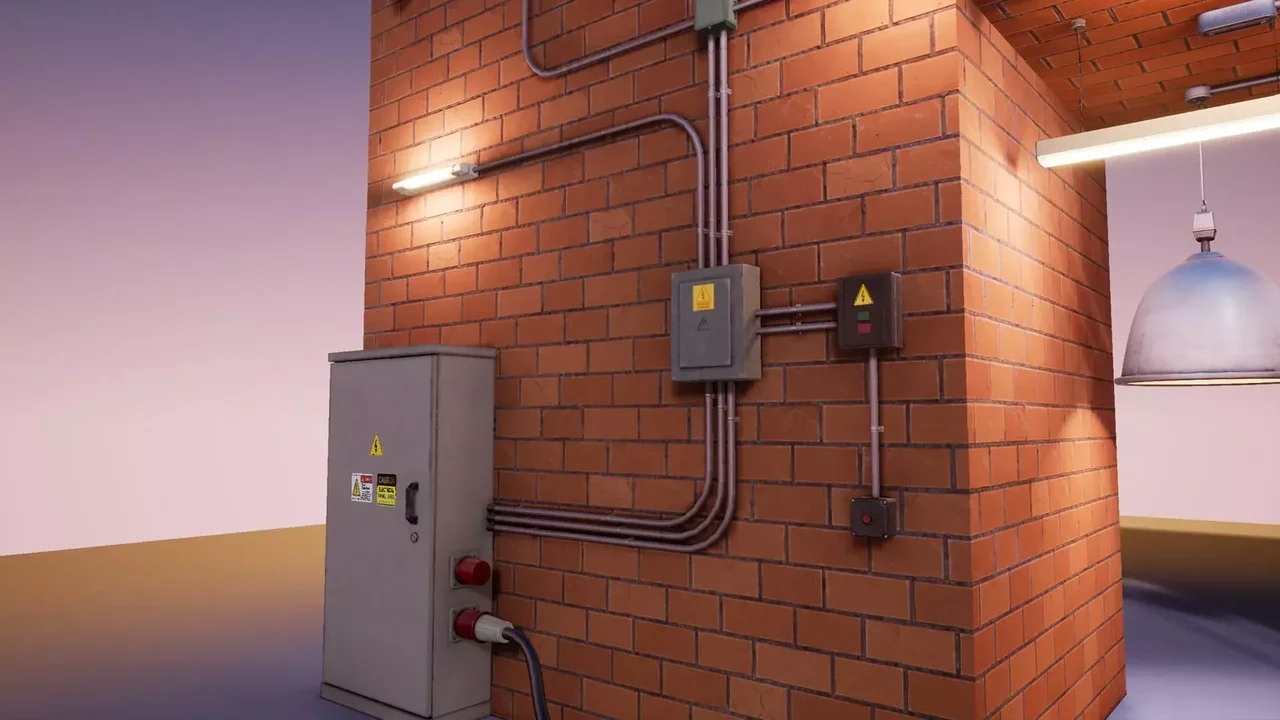 Electrical set / lamps /wires