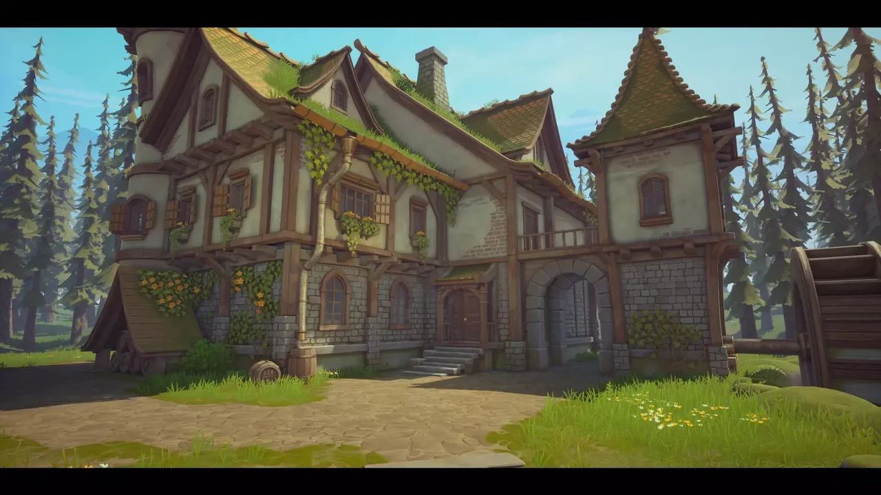 Stylized Medieval House