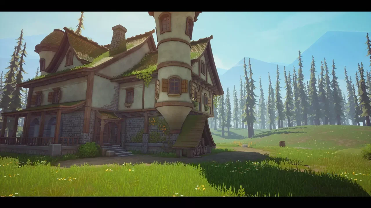 Stylized Medieval House