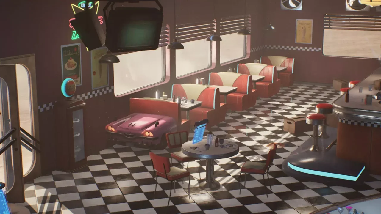 Restaurant - American Restaurant - Cafe - Diner Environment