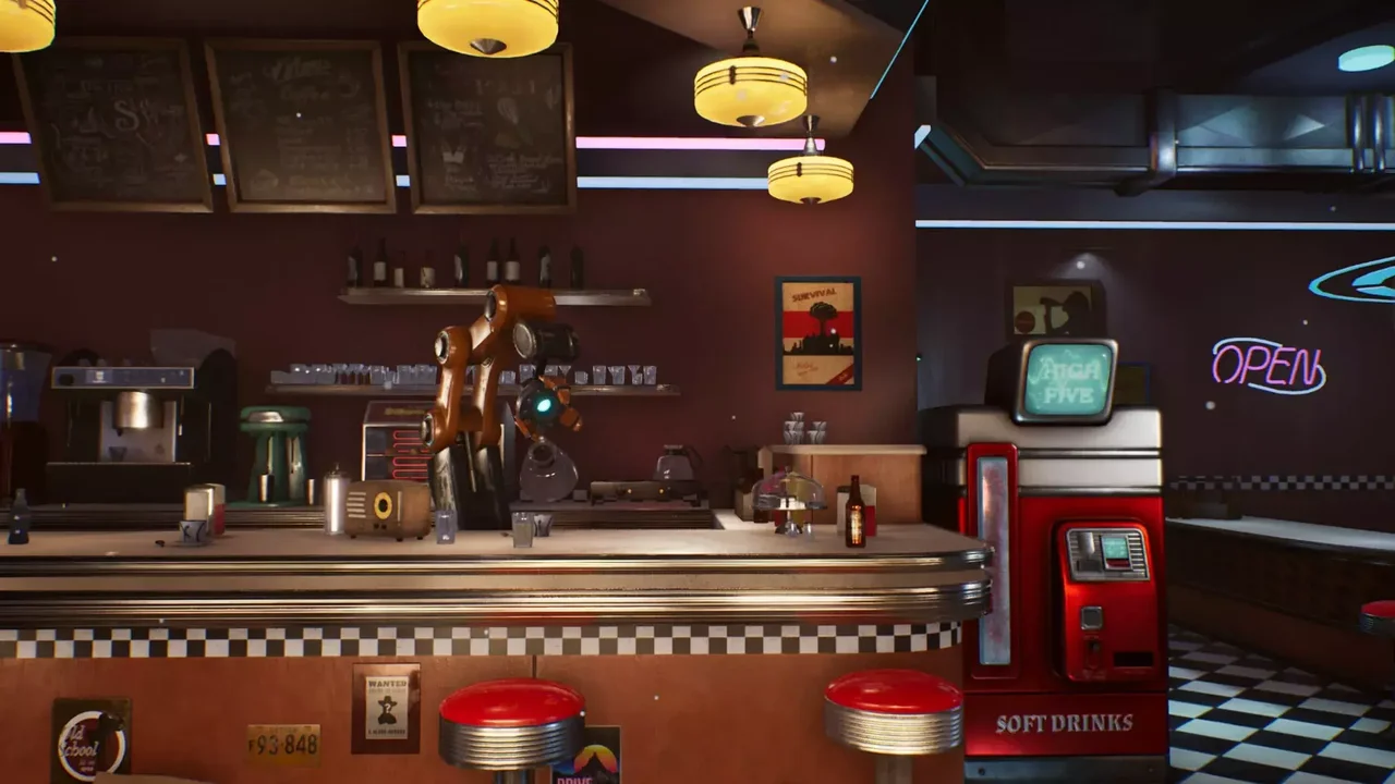 Restaurant - American Restaurant - Cafe - Diner Environment