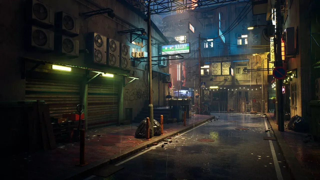Rainy Neon Streets