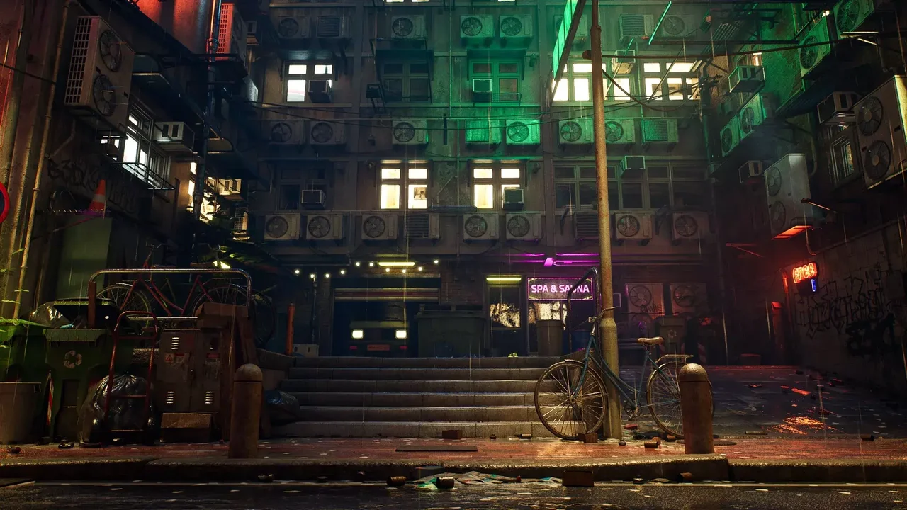 Rainy Neon Streets