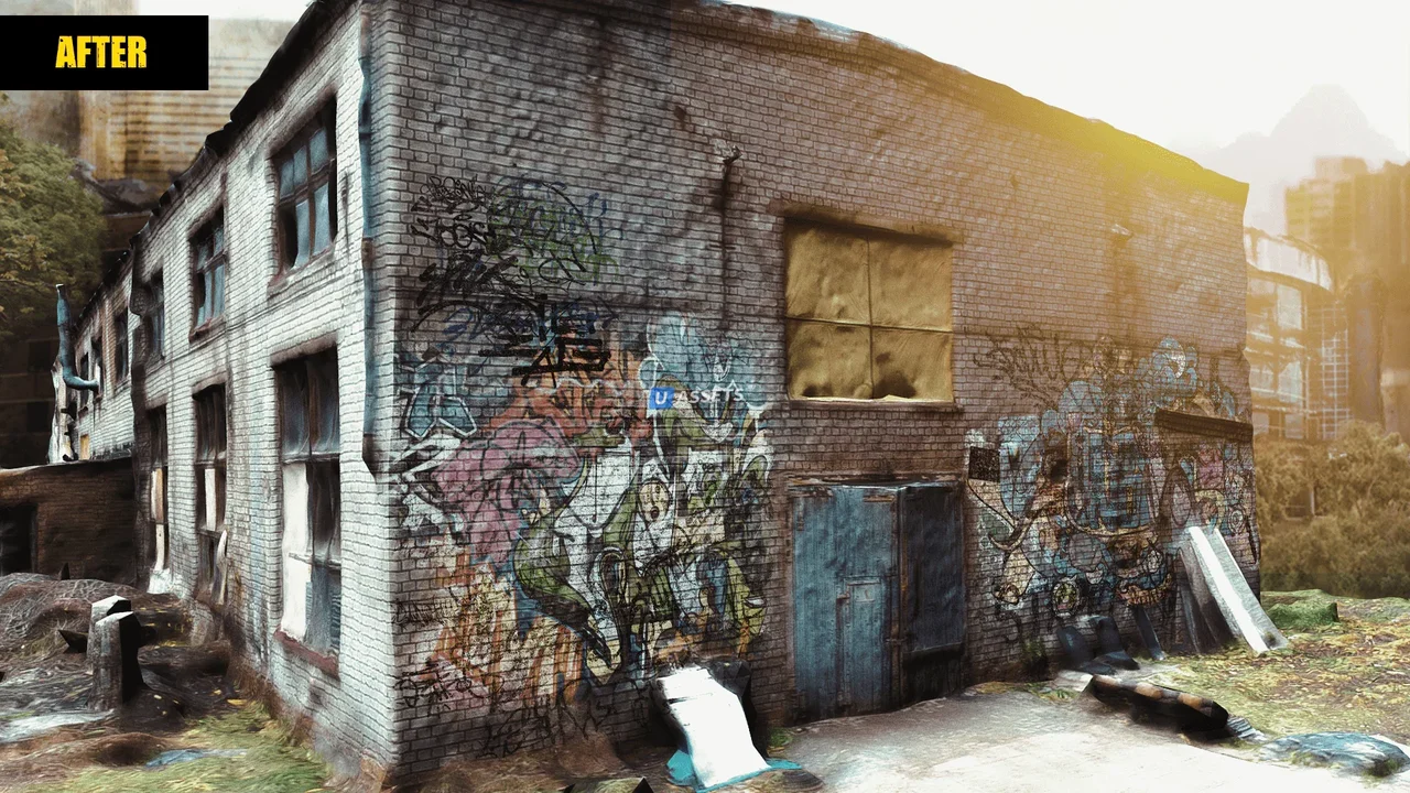 Survival Game Graffiti and Dirt Texture Set
