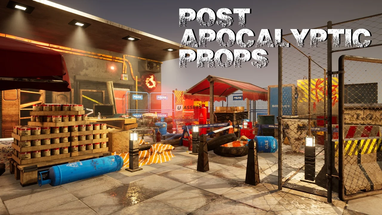 Post Apocalyptic Props Pack