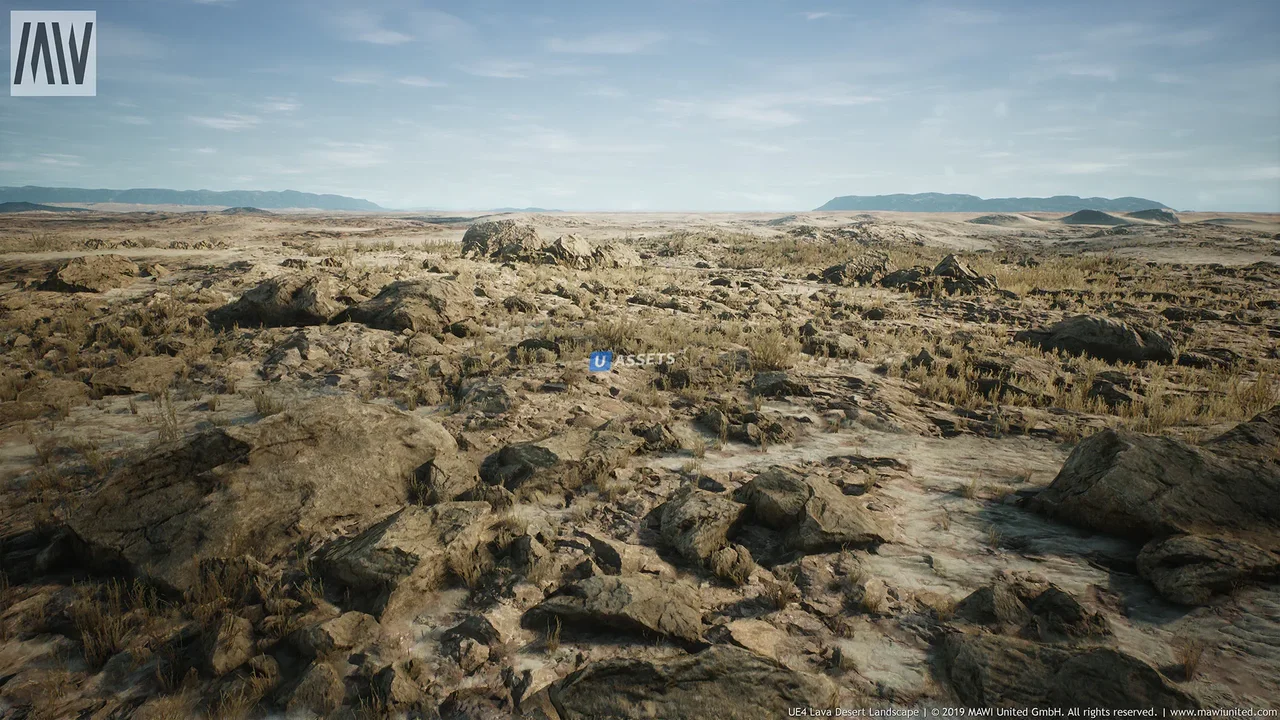 Lava Desert Landscape