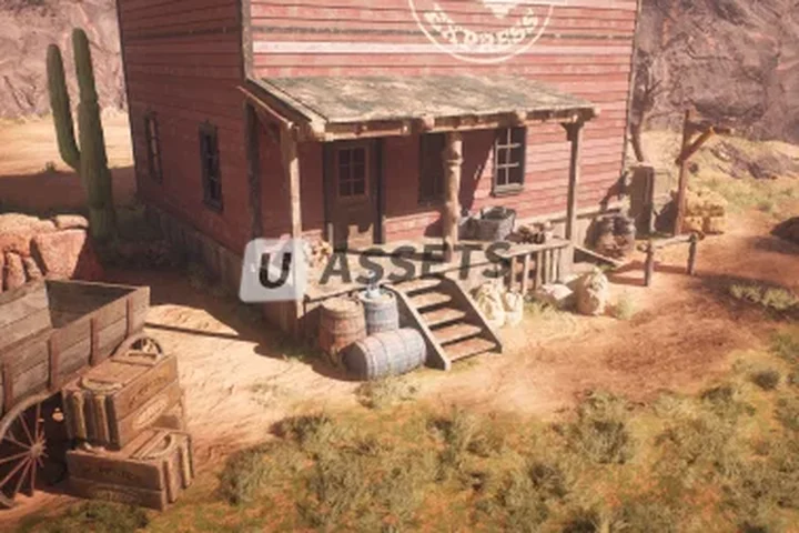 Western Desert Town