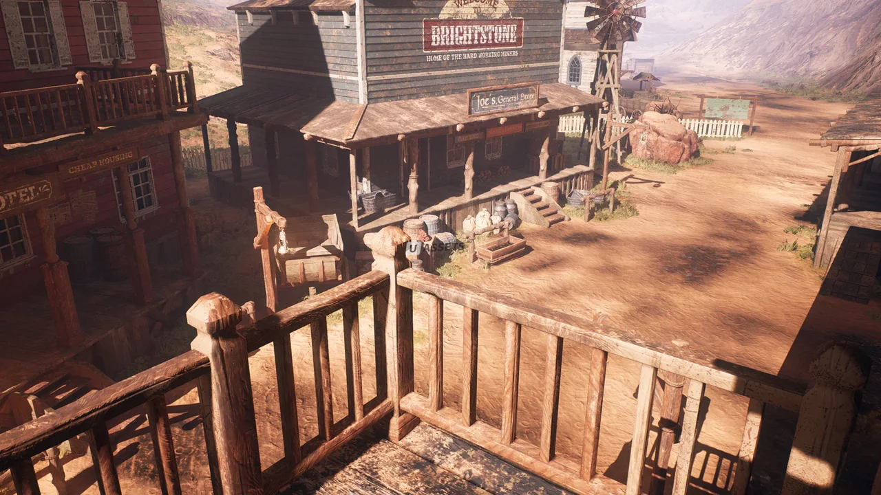 Western Desert Town