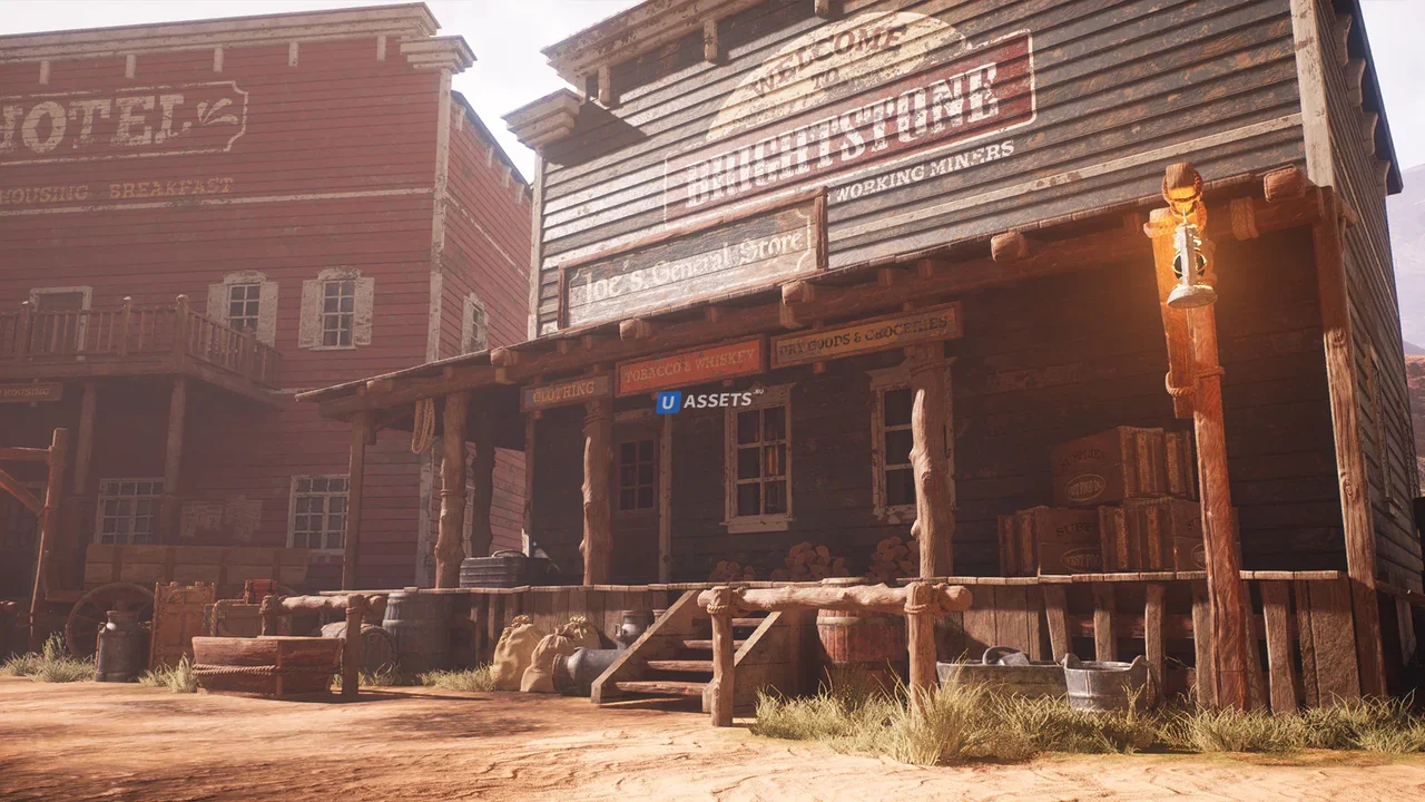 Western Desert Town