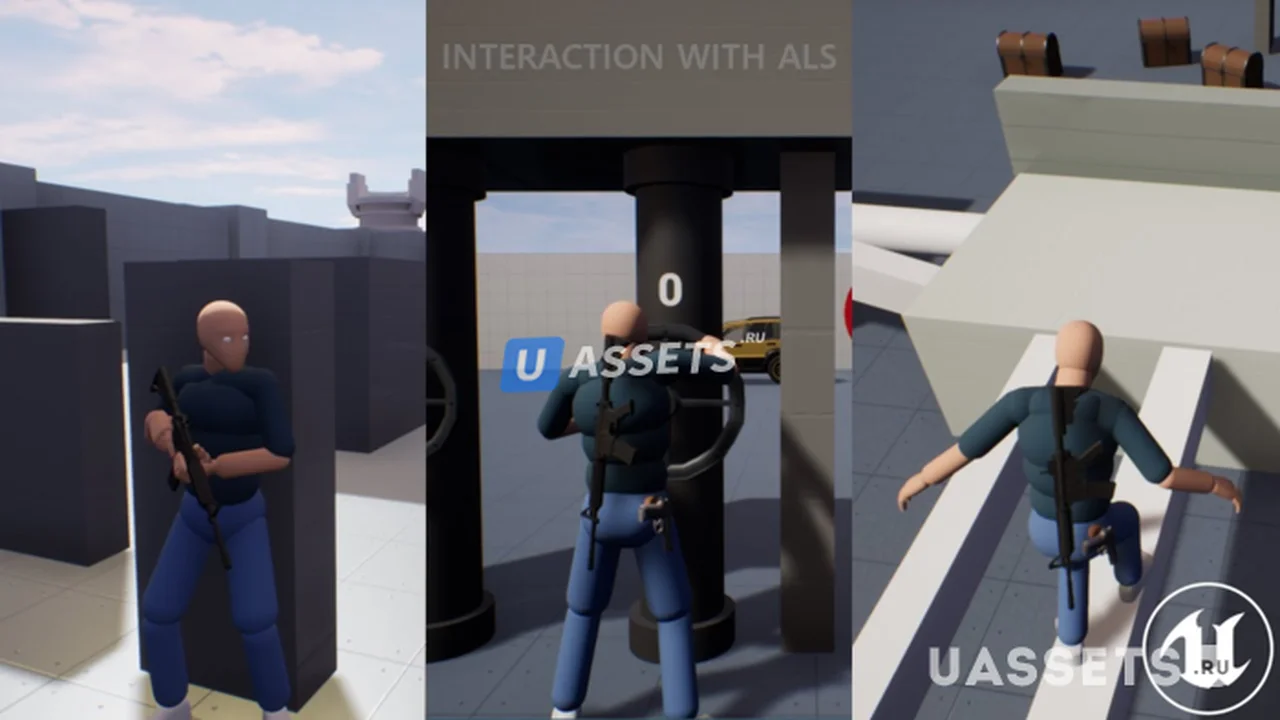 Interaction With Advanced Locomotion System (ALS v4)