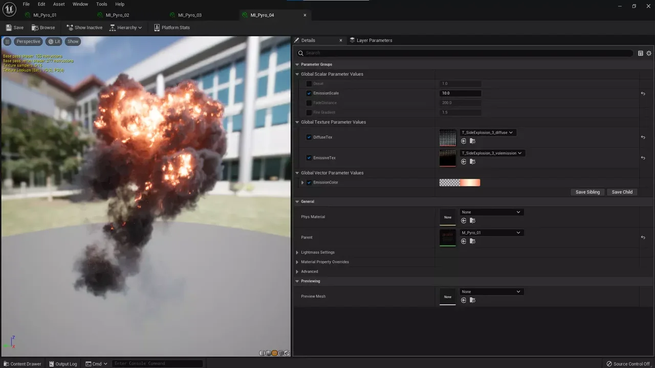 Cinematic Explosions - Fire Laser