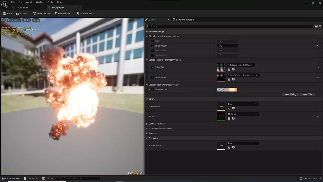 Cinematic Explosions - Fire Laser