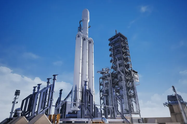 Rocket Launch Pad & Interior / Modular Environment