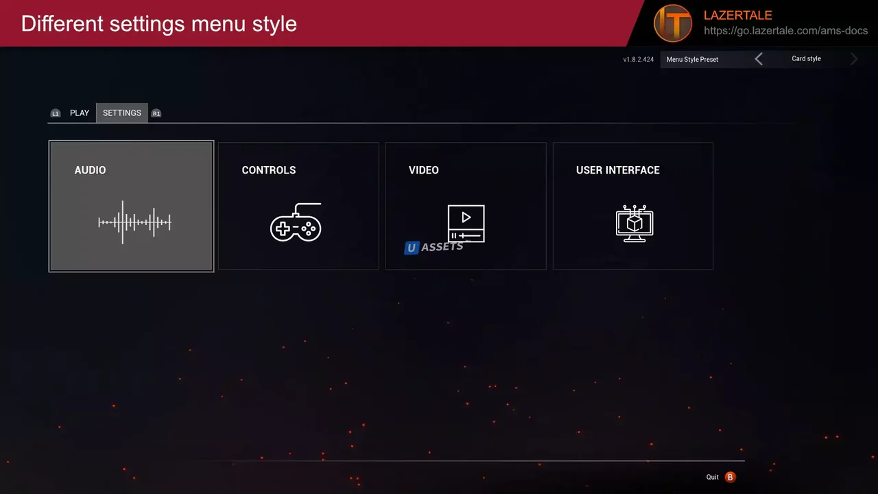 Advanced Menu System