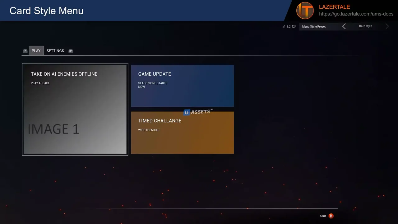Advanced Menu System