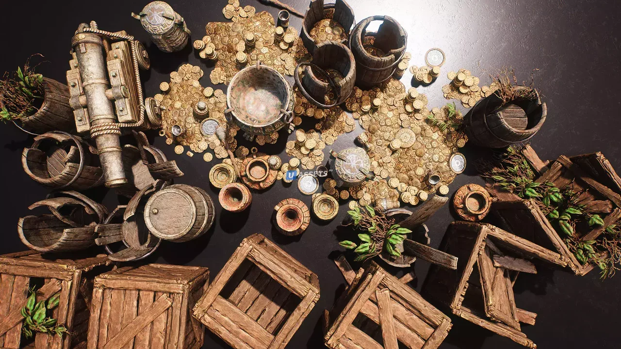 Ruins Treasure Prop Pack