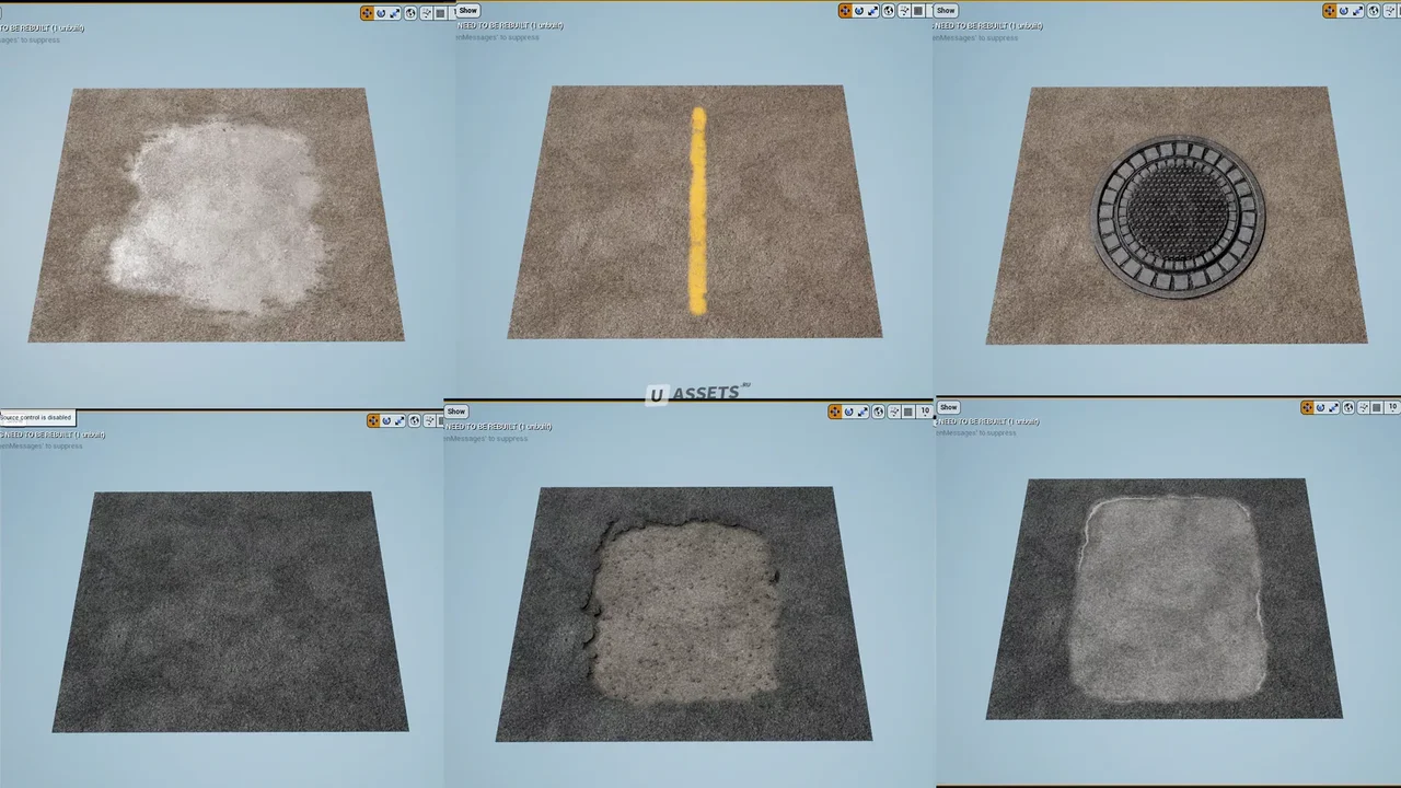 Road - Materials and Decals