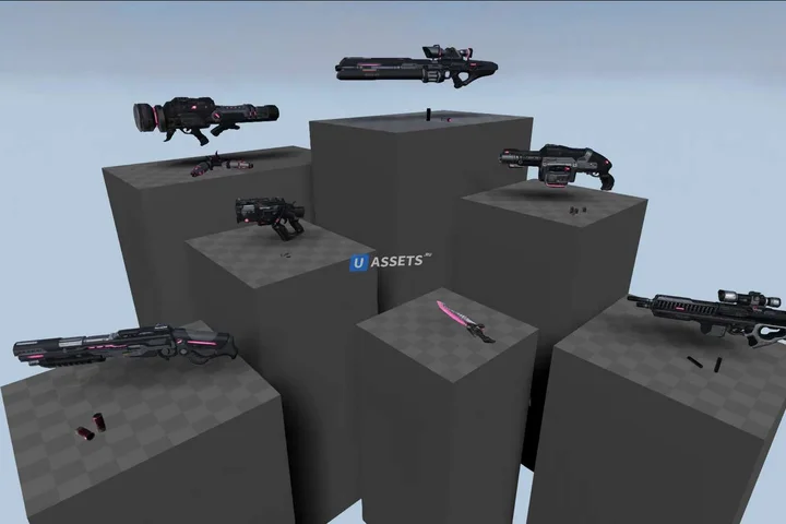 Sci Fi Weapons Dark