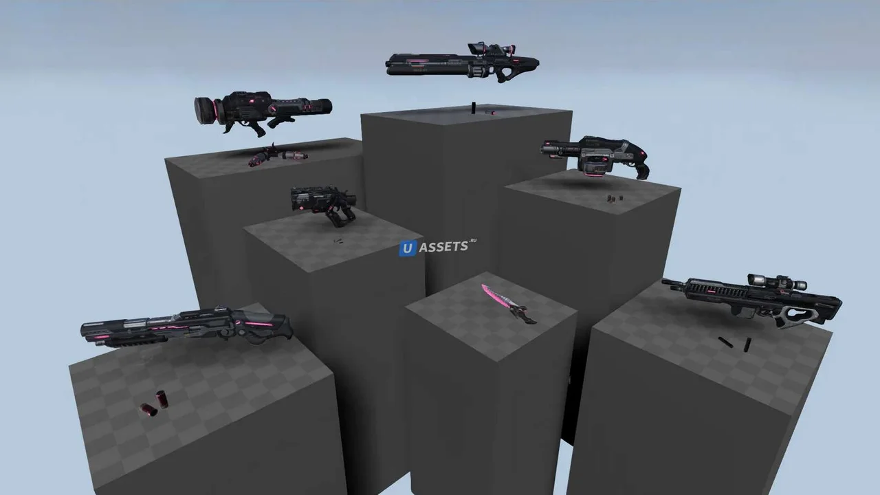 Sci Fi Weapons Dark