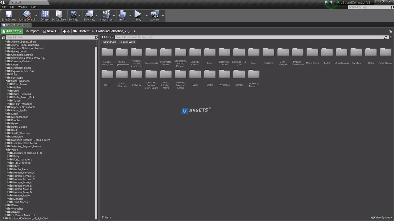 Pro Sound Collection Unreal Engine