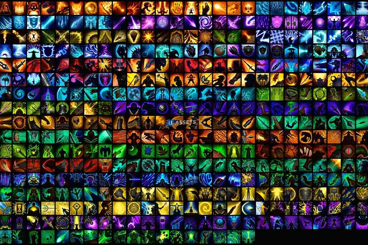 500 RPG Spell Icons - Fantasy